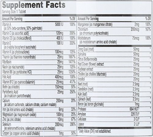 365 Everyday Value, Vegetarian Women’s Multi with Iron, 60 ct