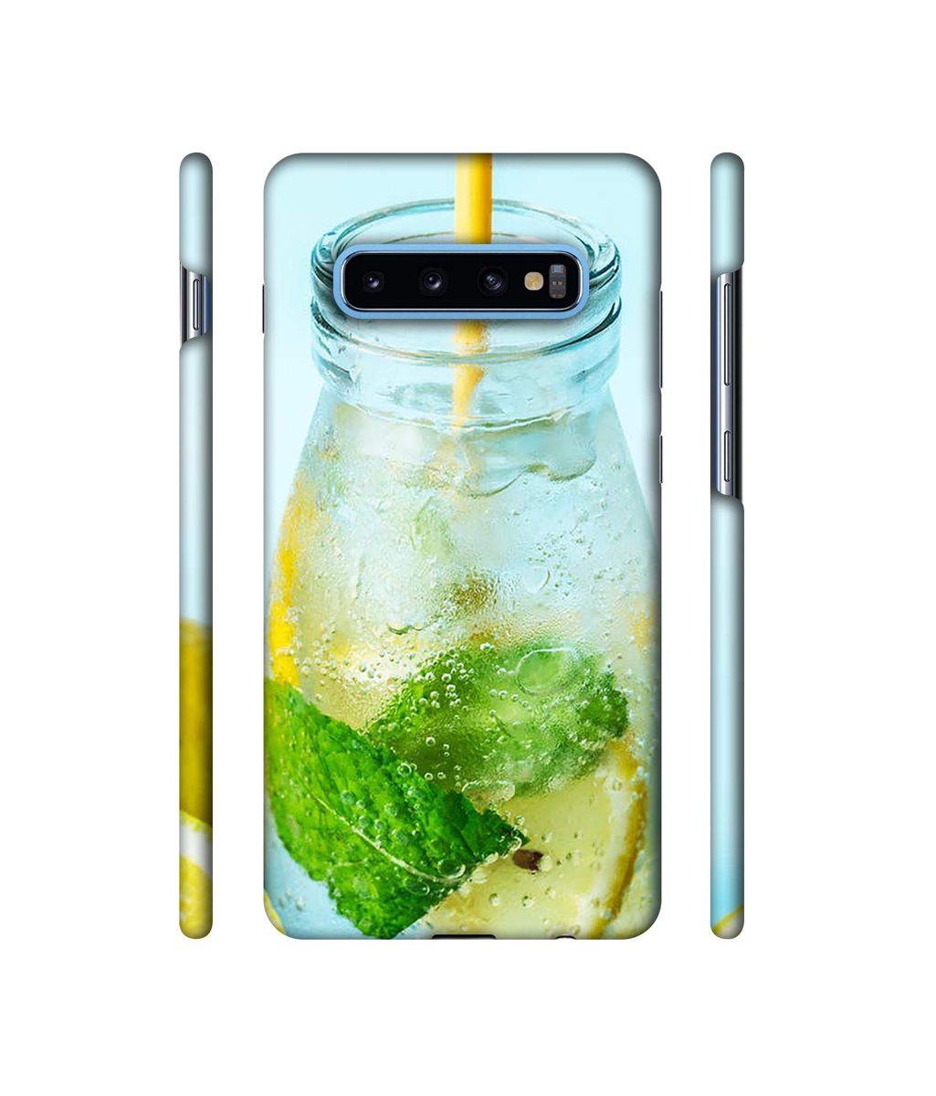 Amazon Brand - Solimo Designer Lemon Juice 3D Printed Hard Back Case Mobile Cover for Samsung Galaxy S10 Plus