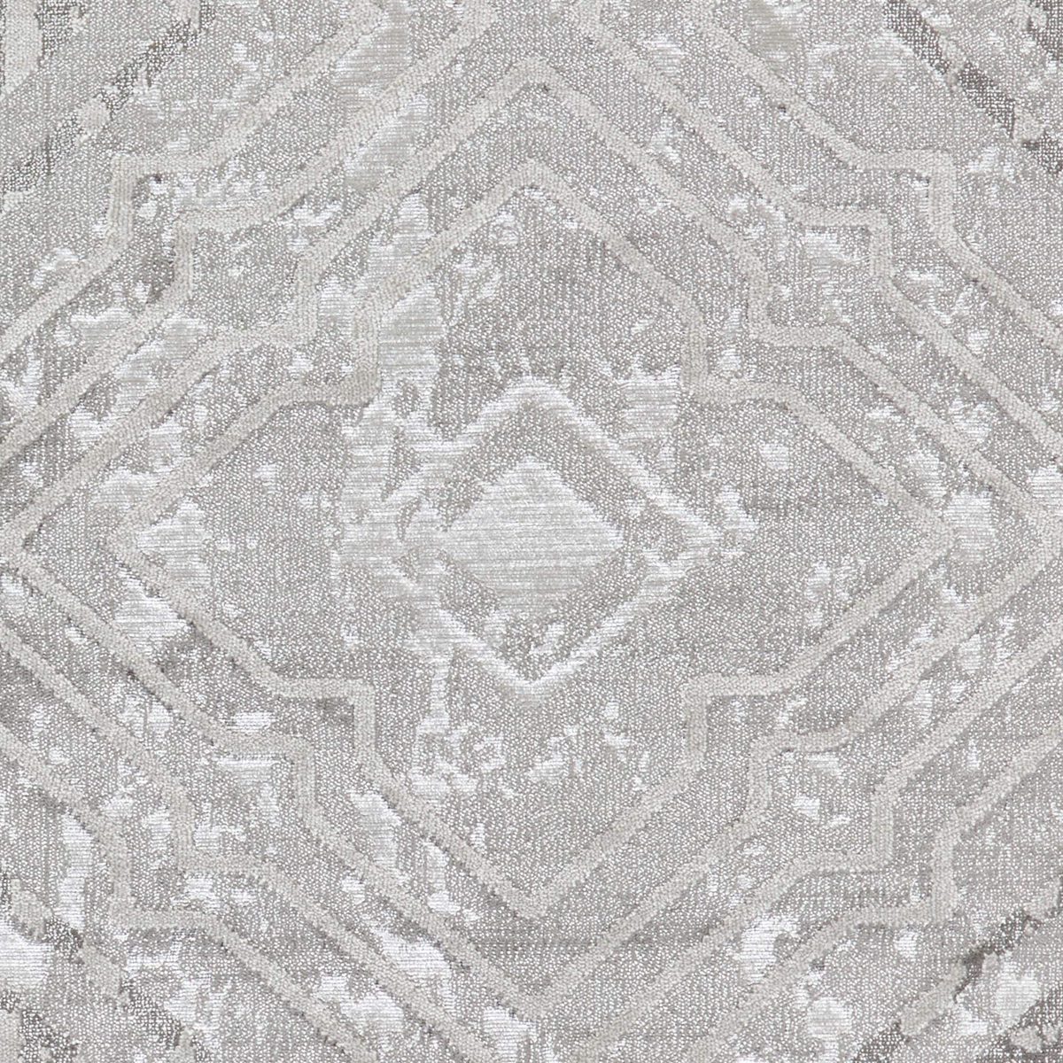 Amazon Brand – Rivet Polyester Area Rug, 8 x 11 Foot, Silver, Grey, White