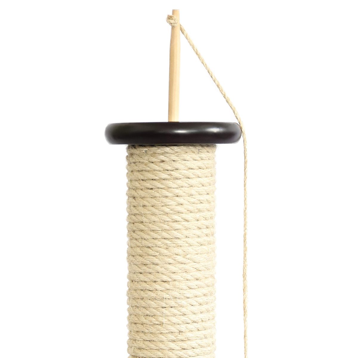 AmazonBasics Cat Scratching Post Tree - 12 x 12 x 25 Inches, Burgundy