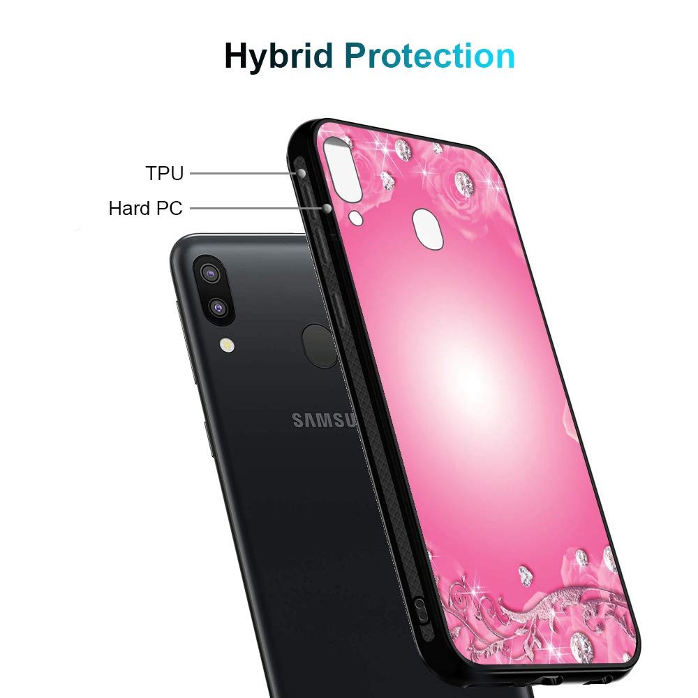Amazon Brand - Solimo Designer Floral Printed Hard Back Case Mobile Cover for Samsung Galaxy M20 (D1138)