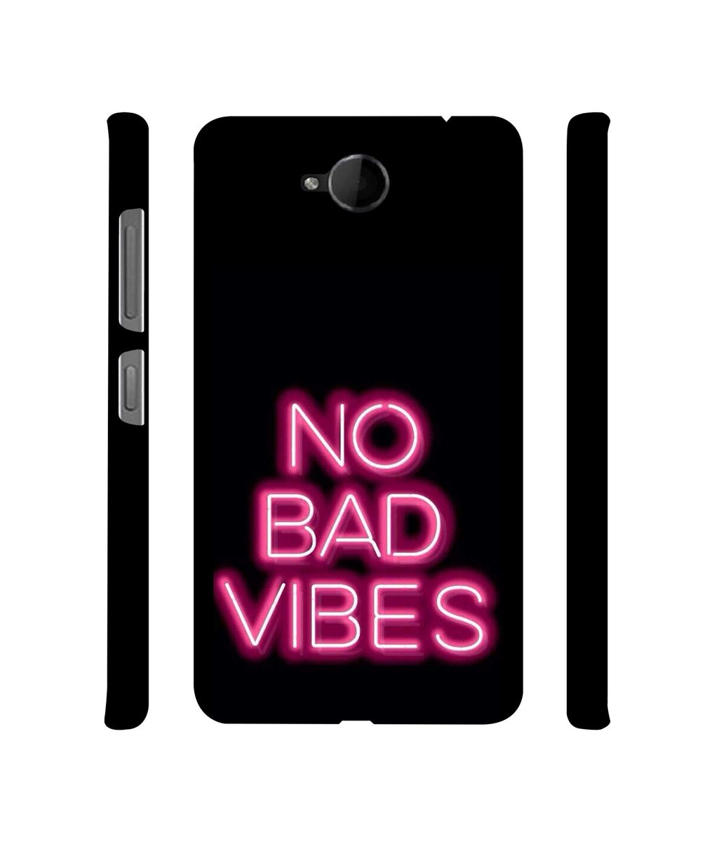 Amazon Brand - Solimo Designer No Bad Vibes 3D Printed Hard Back Case Mobile Cover for Microsoft Lumia 650