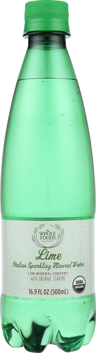 Whole Foods Market, Lime Sparkling Mineral - unit, 500 ml