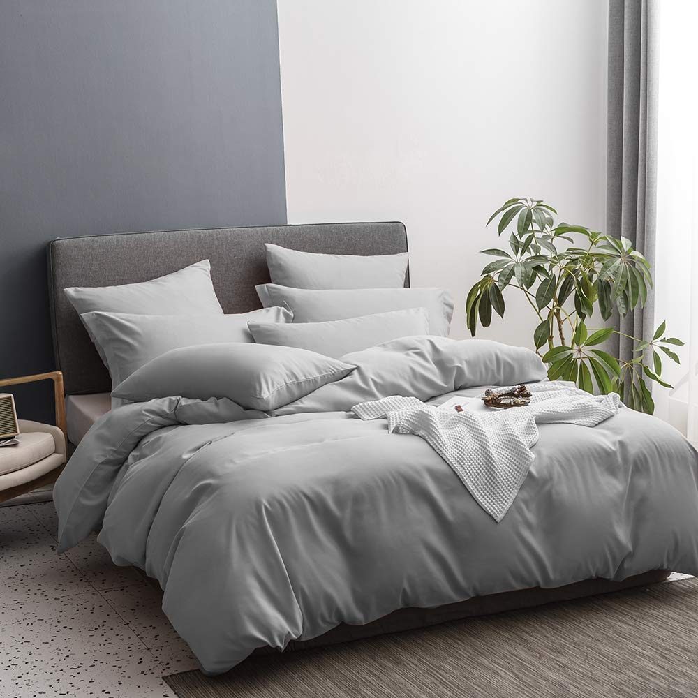 UMI Merryfeel Microfibre Duvet Cover Set, Light and Soft