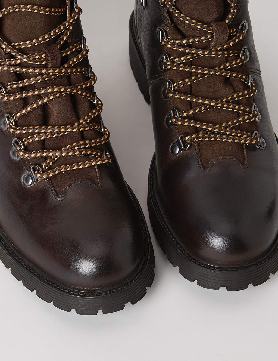 Amazon Brand - find. Men's Classic Boots, Brown (Wood Brown), 11.5 UK