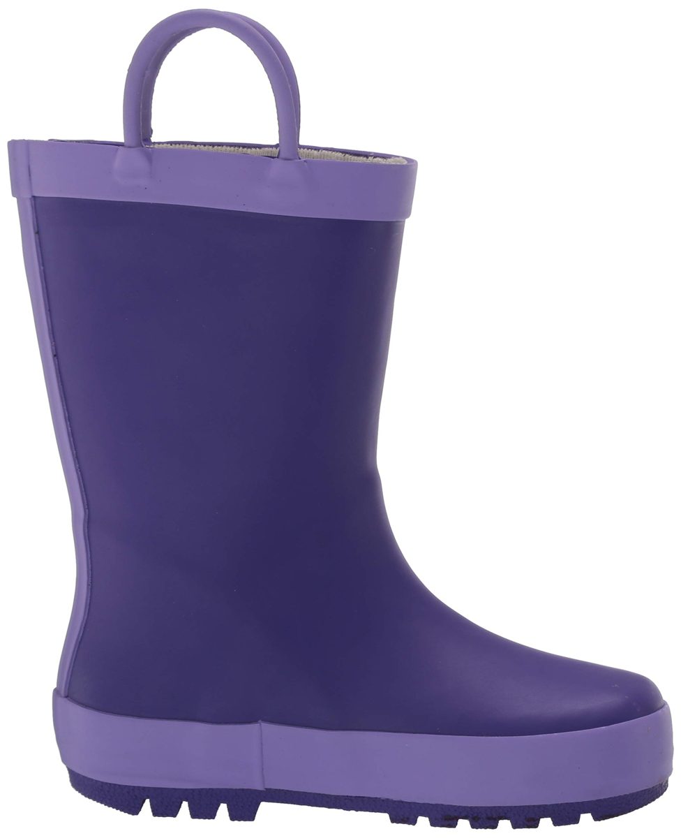 Amazon Essentials Harper Rain Boot, Purple, 9 Toddler