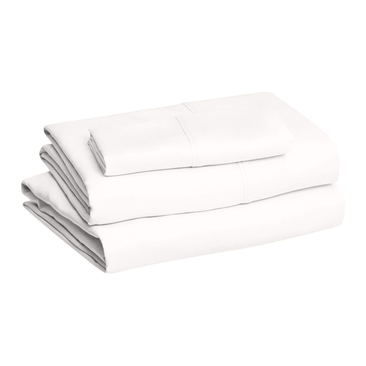 AmazonBasics Lightweight Super Soft Easy Care Microfiber Sheet Set with 16" Deep Pockets - Full, Cream