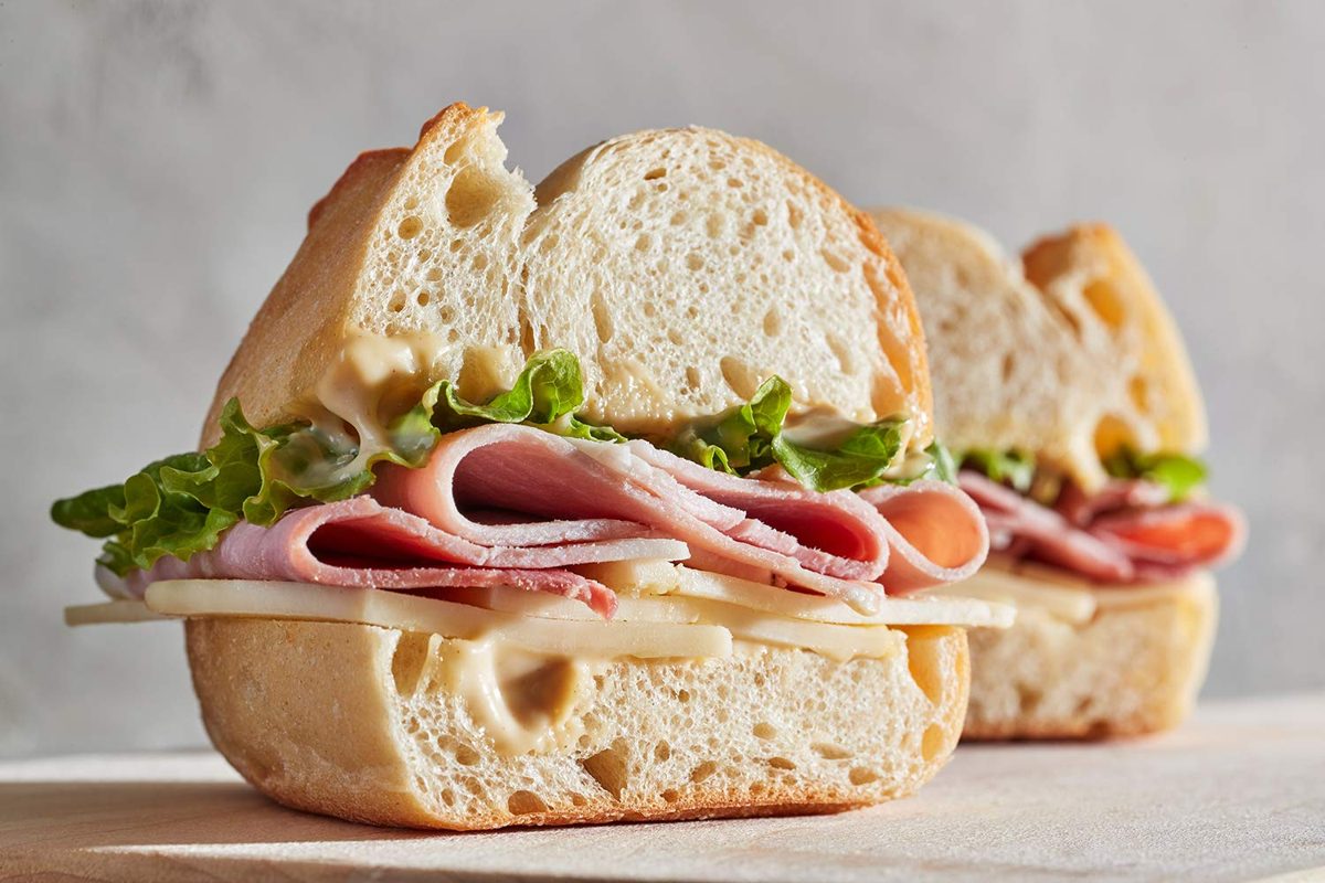 Amazon Kitchen, Ham & Cheddar Sandwich, 4.9 oz