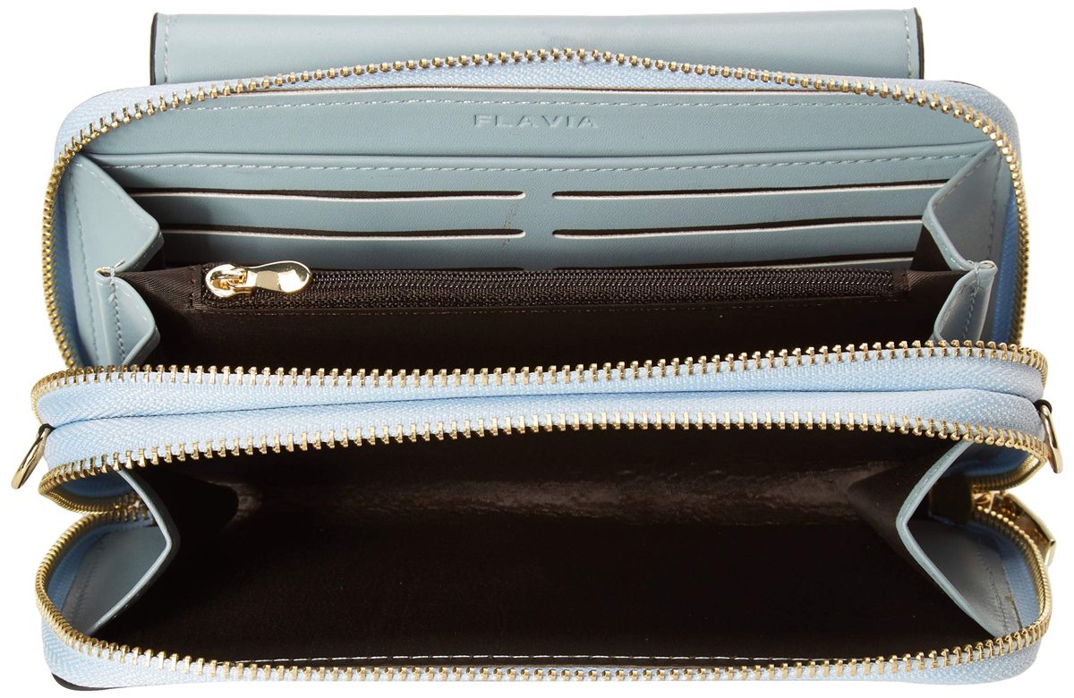Flavia Women's Clutch (Blue)