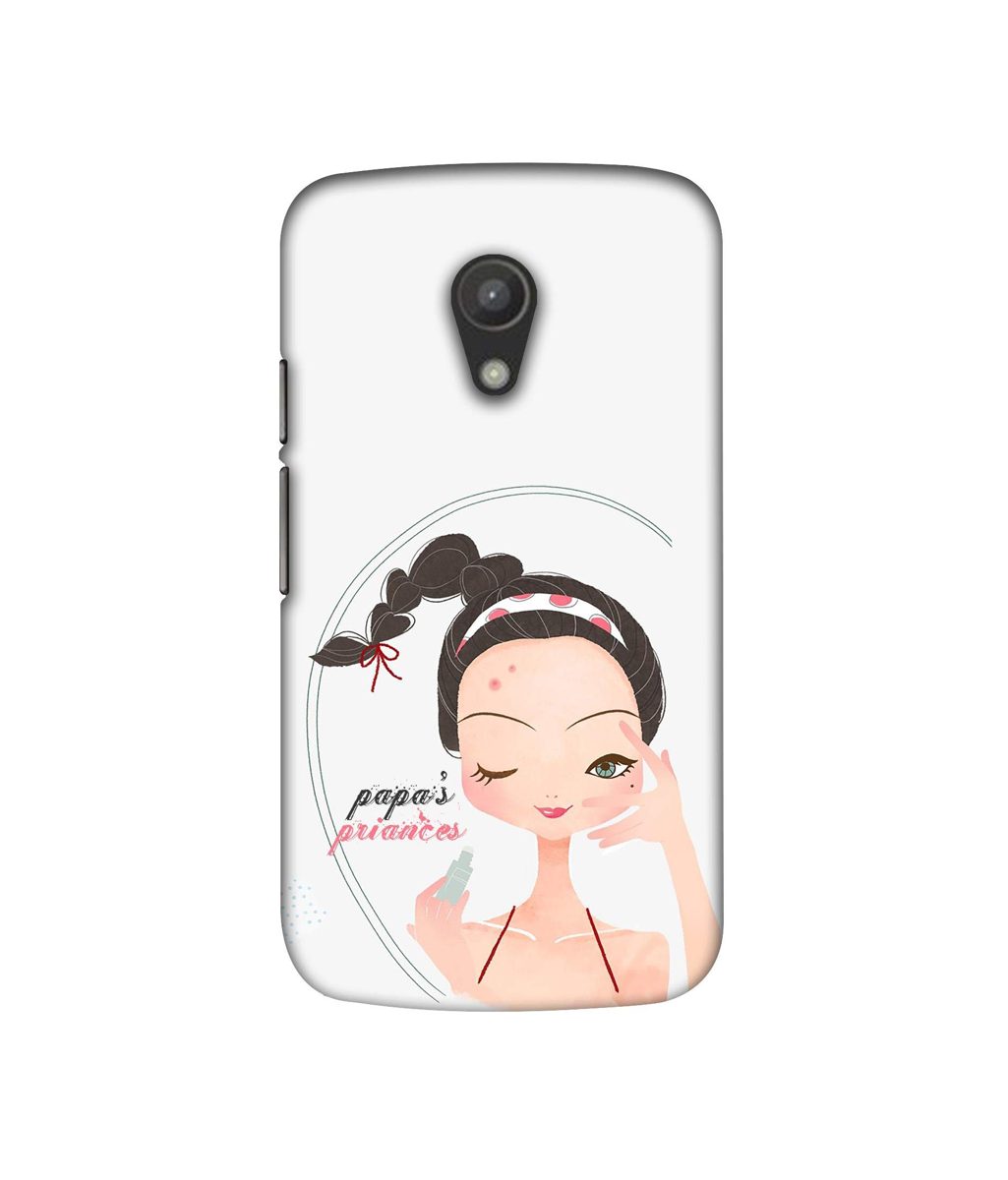 Amazon Brand - Solimo Designer Papa's Princess 3D Printed Hard Back Case Mobile Cover for Motorola Moto G 2nd Generation