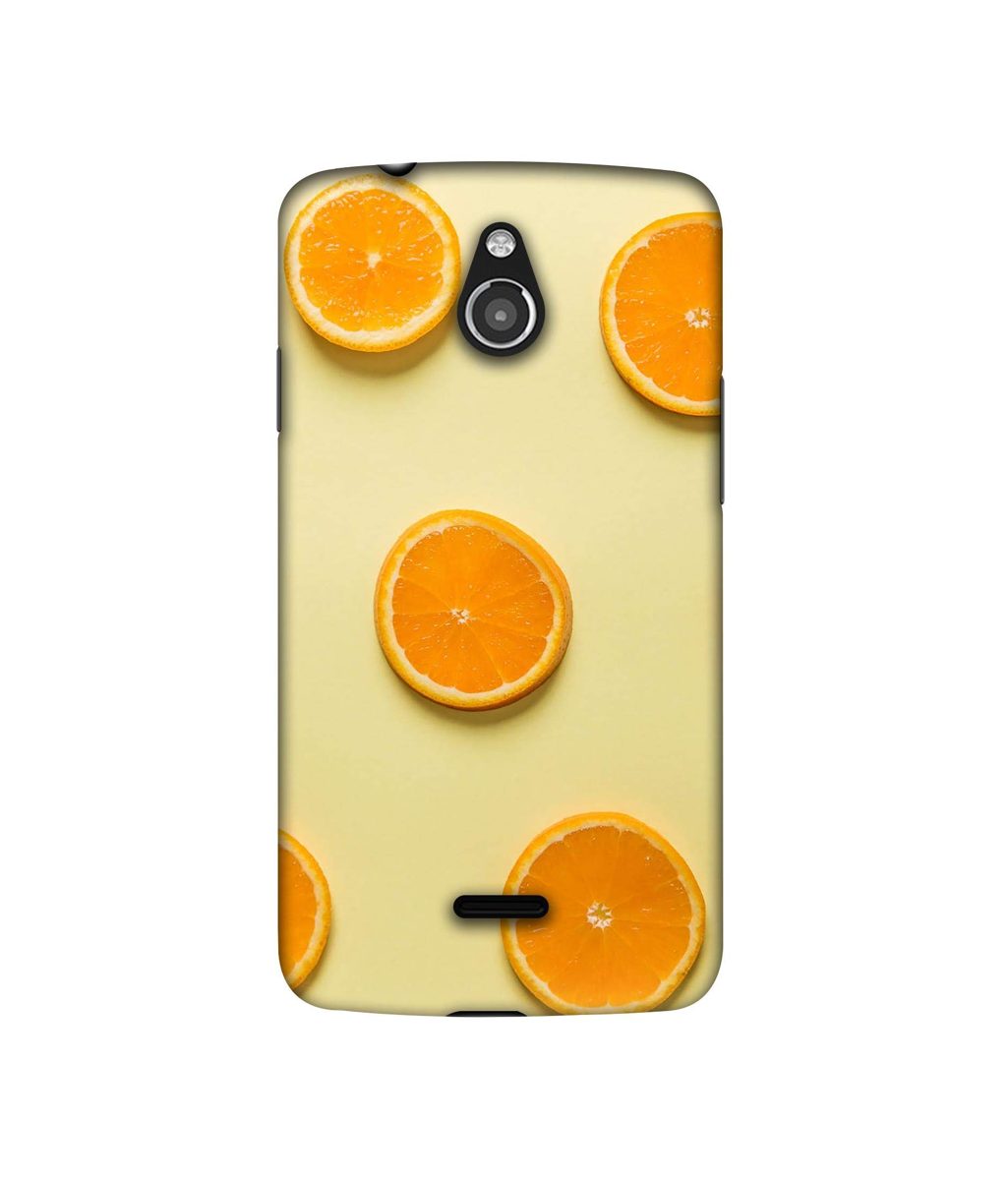 Amazon Brand - Solimo Designer Orange Texture 3D Printed Hard Back Case Mobile Cover for InFocus M2