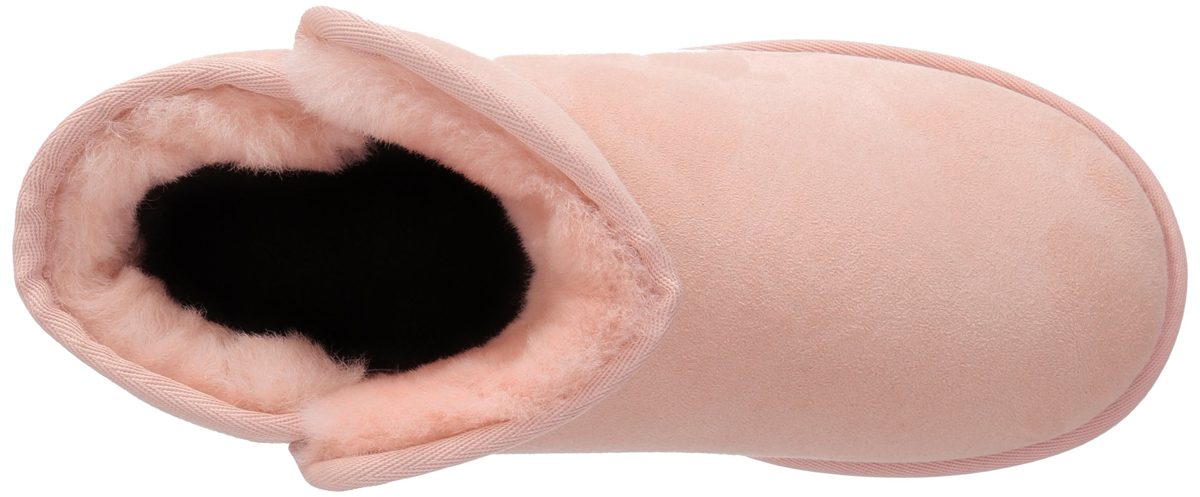 206 Collective Women's Bellevue Shearling Ankle Boot, Pink, 6.5 B US