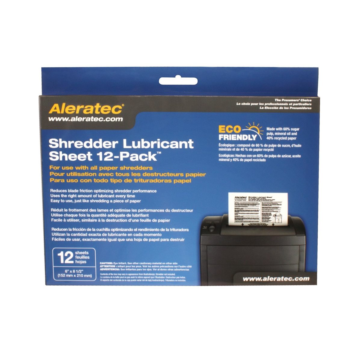 AmazonBasics 17-Sheet Cross-Cut Paper, CD, and Credit Card Shredder and Aleratec Shredder Lubricant Sheets (Pack of 12) Set