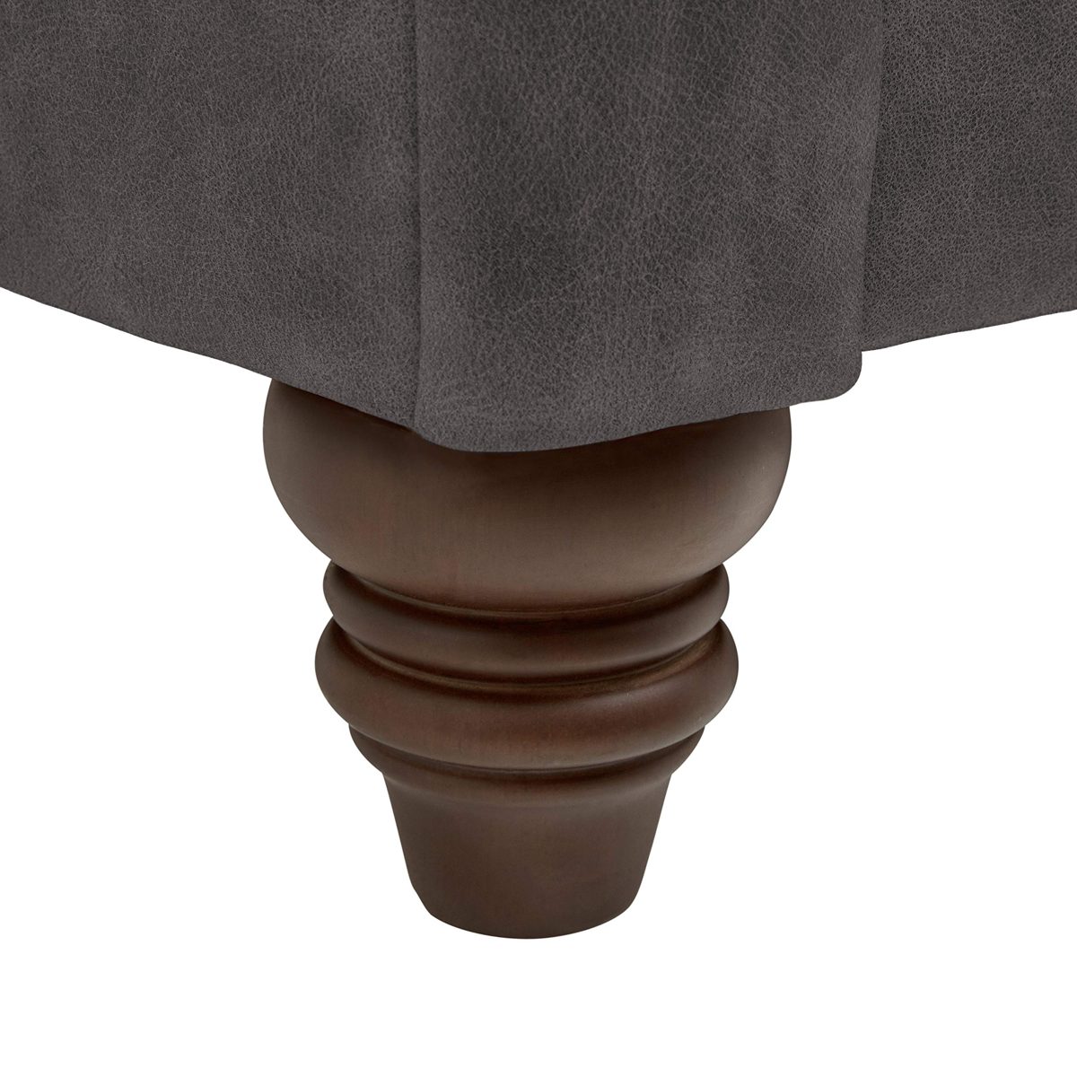 Amazon Brand – Stone & Beam Bradbury Chesterfield Tufted Leather Accent Chair, 50"W, Black