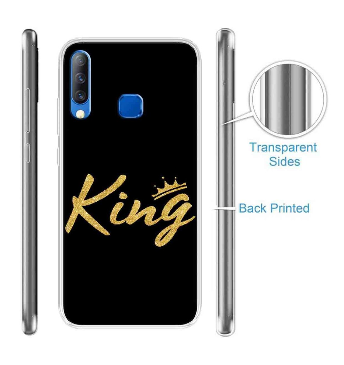 Amazon Brand - Solimo Designer Multicolor King Printed Soft Back Case Mobile Cover for Infinix S4