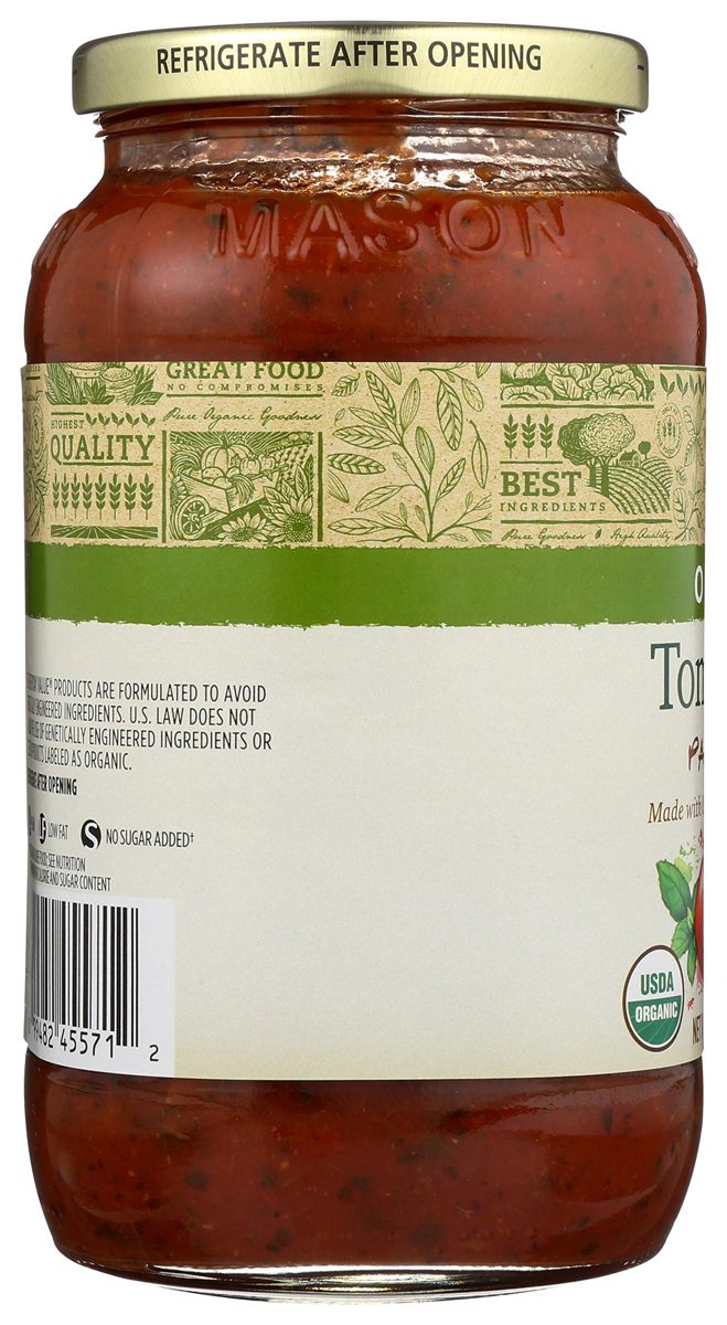 365 Everyday Value, Organic Tomato Basil Pasta Sauce, 25 oz