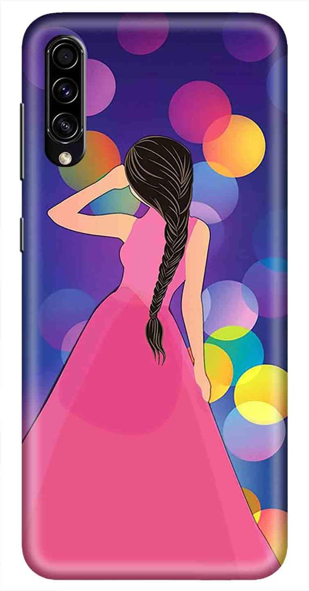 Amazon Brand - Solimo Designer Girl Design 3D Printed Hard Back Case Mobile Cover for Samsung Galaxy A50s