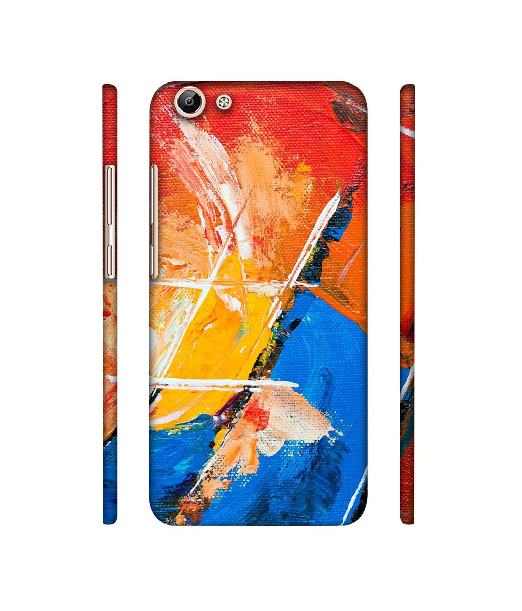 Amazon Brand - Solimo Designer Color Impression On Canvas 3D Printed Hard Back Case Mobile Cover for Vivo Y69