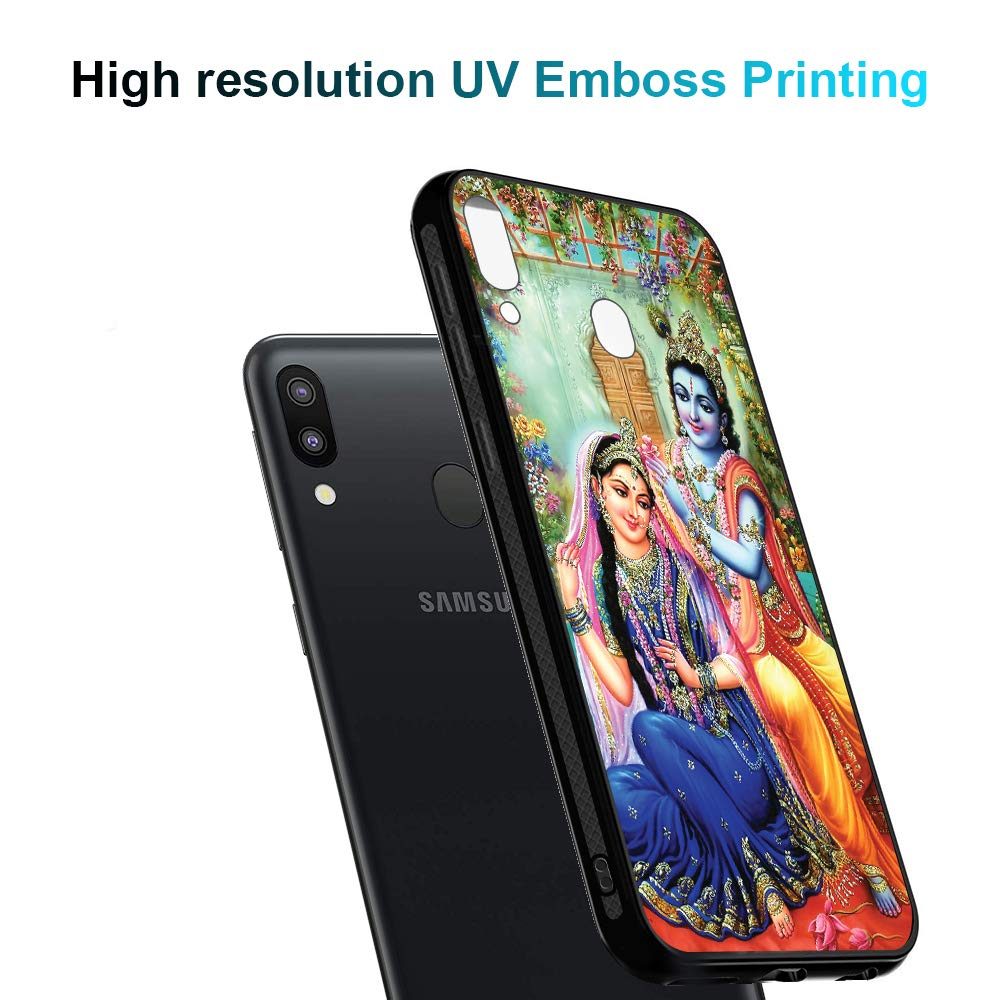 Amazon Brand - Solimo Designer Lord Radha Krishna Printed Hard Back Case Mobile Cover for Samsung Galaxy M20