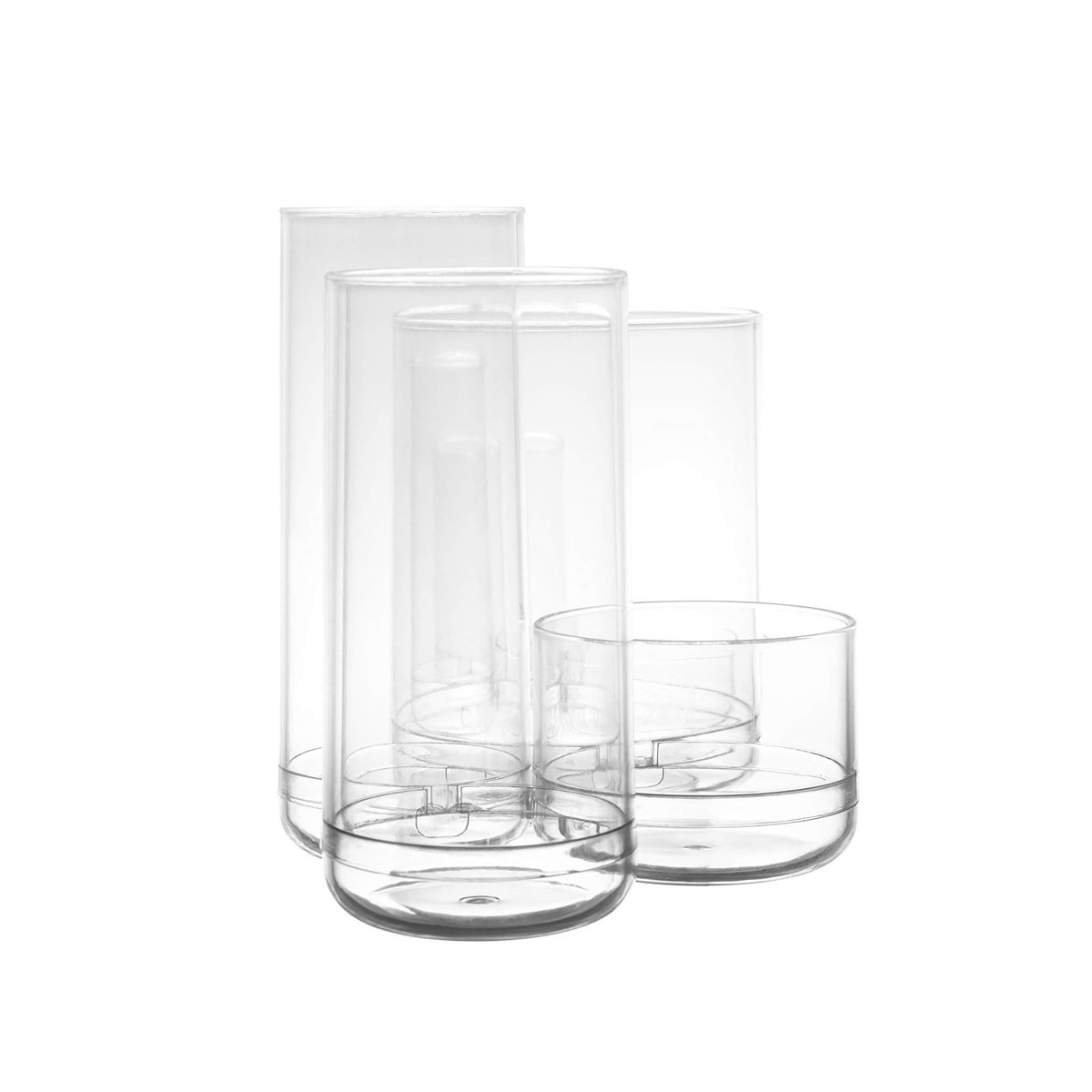 AmazonBasics Round Acrylic Cosmetic Makeup Organizer Storage for Brushes, Large