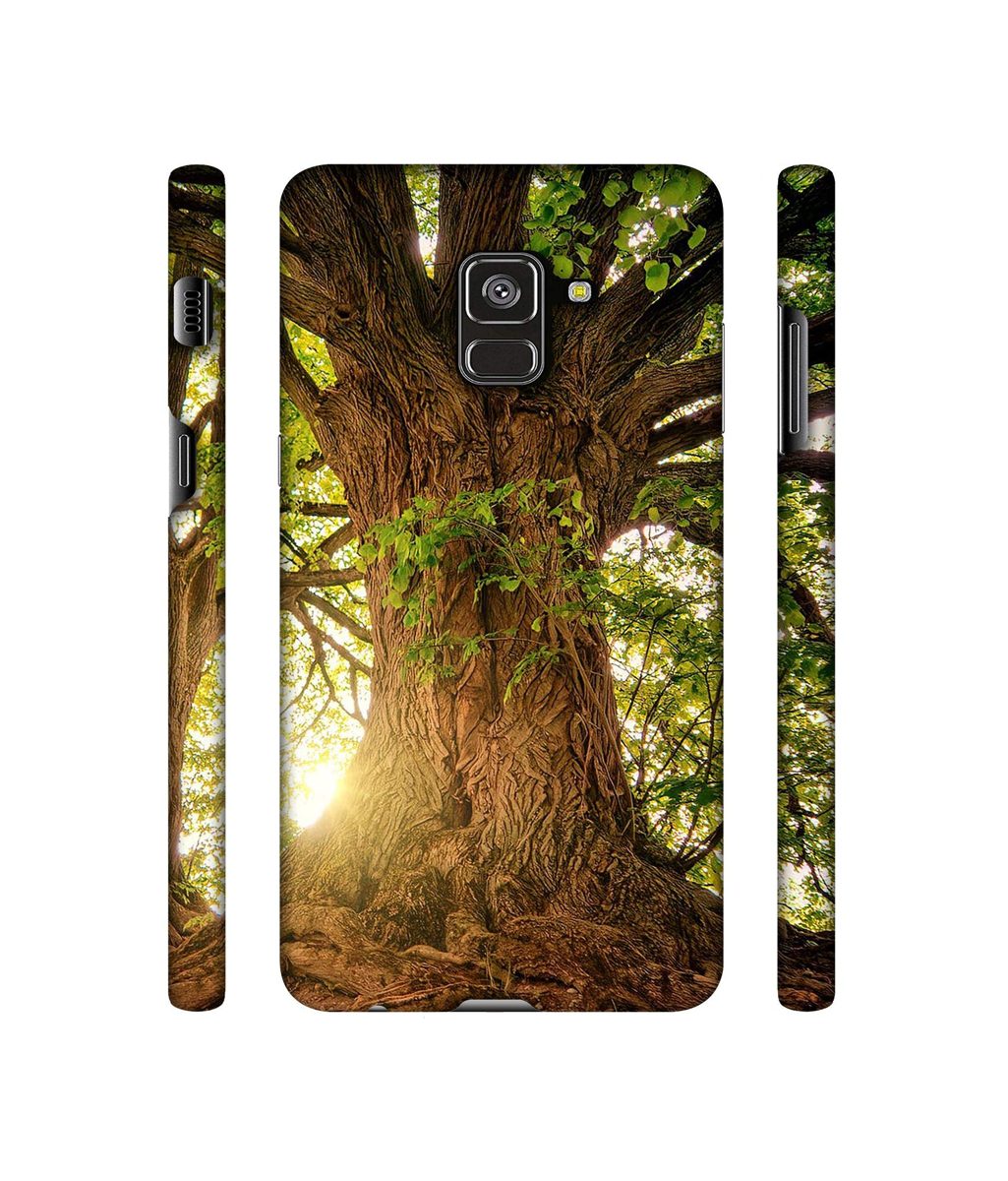 Amazon Brand - Solimo Designer Tree Trunk 3D Printed Hard Back Case Mobile Cover for Samsung Galaxy A8 Plus