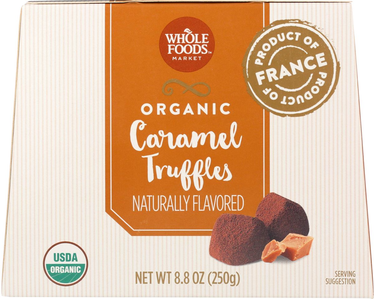 WHOLE FOODS MARKET Organic Caramel Truffles, 8.8 OZ
