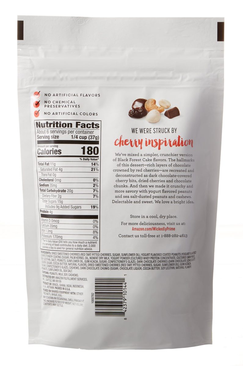 Wickedly Prime Trail Mix, Cherry Fest, 8 Ounce (Pack of 3)