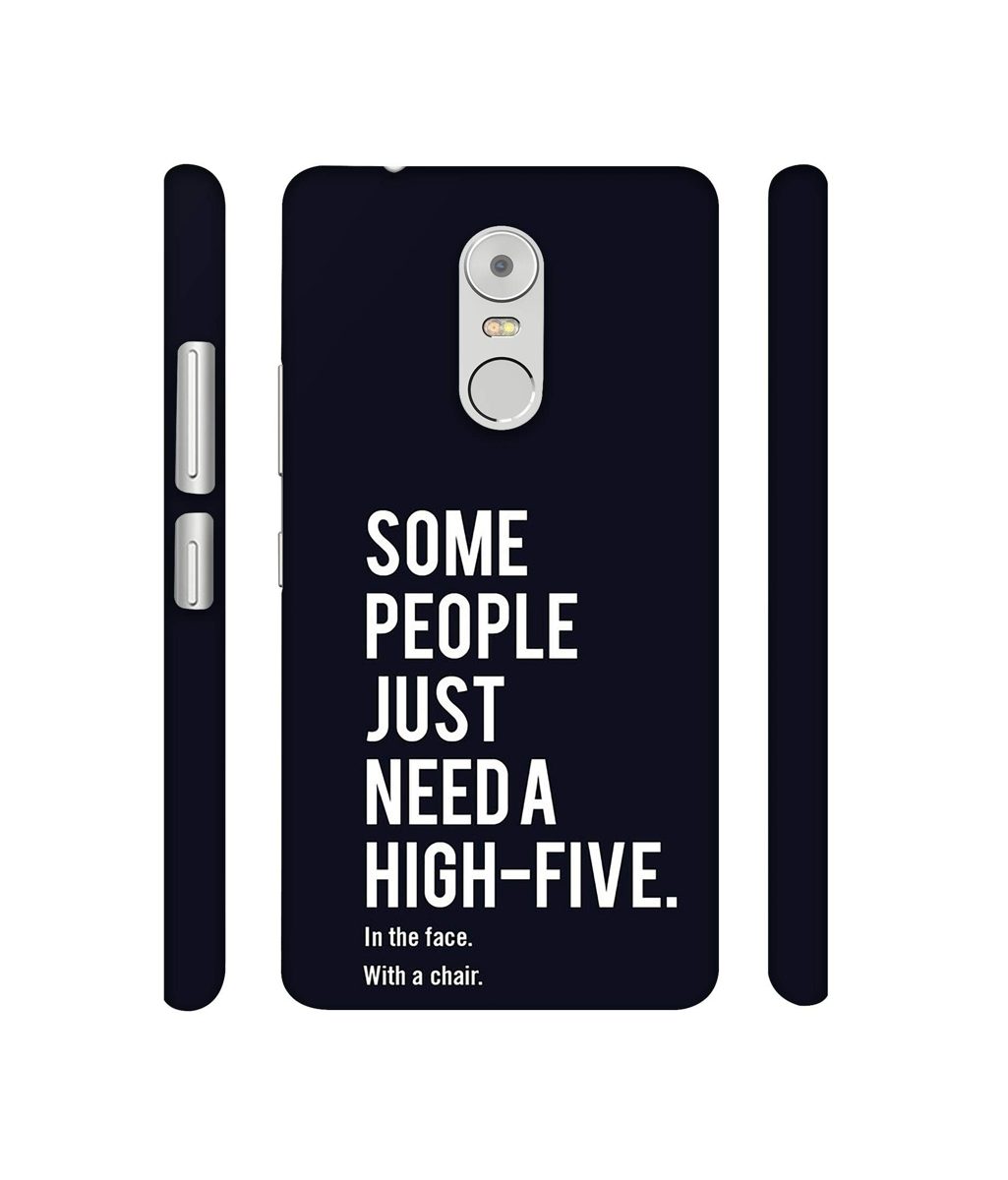 Amazon Brand - Solimo Designer High-Five 3D Printed Hard Back Case Mobile Cover for Lenovo K6 Note