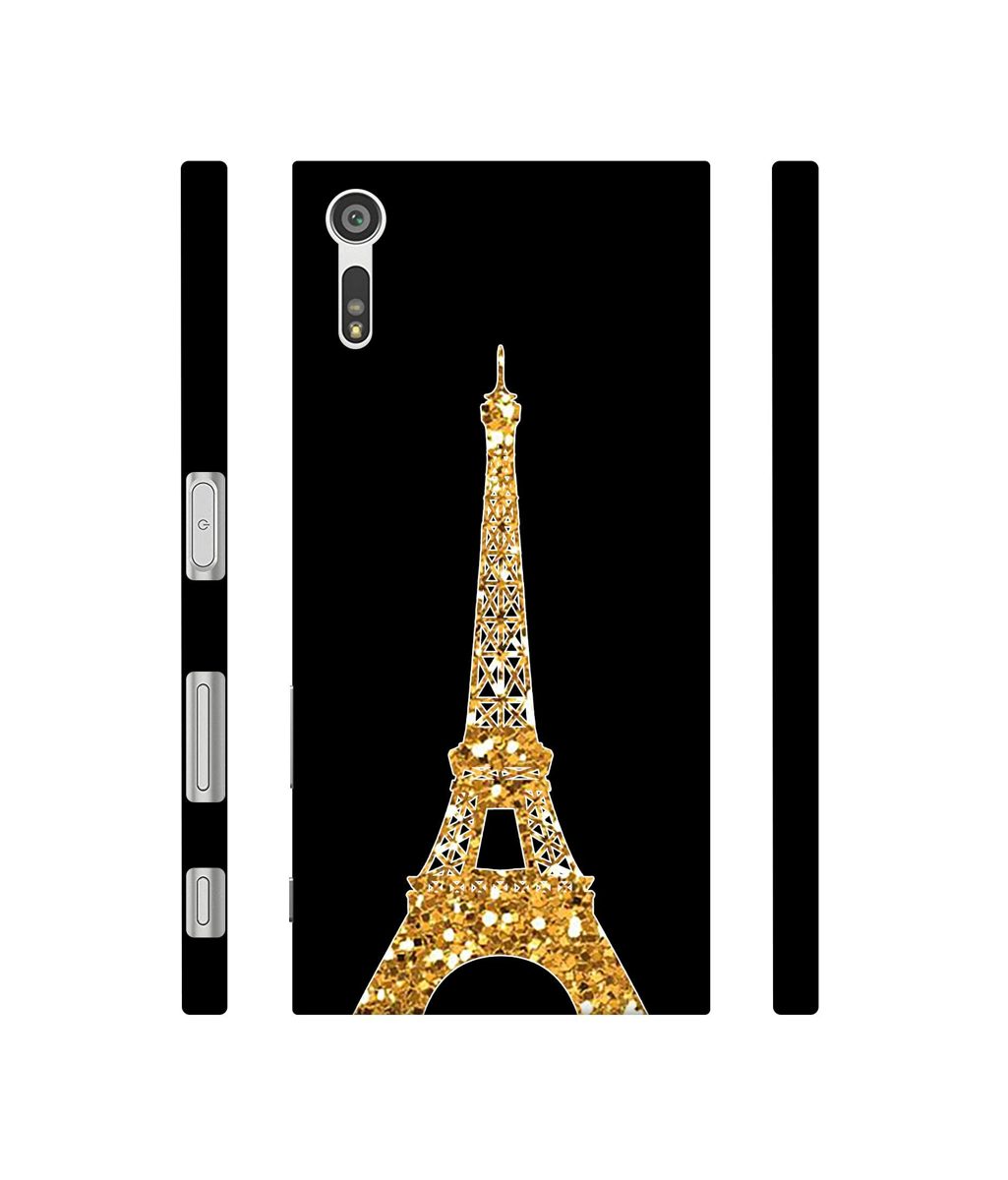 Amazon Brand - Solimo Designer Golden Pairs 3D Printed Hard Back Case Mobile Cover for Sony Xperia XZ Dual