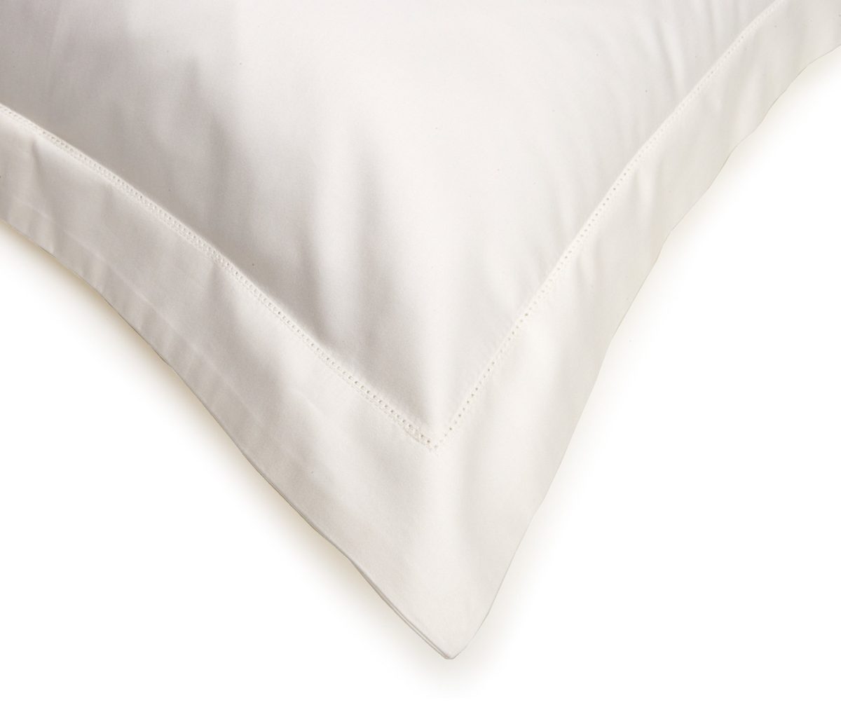 Pinzon Hemstitch 400-Thread-Count Egyptian Cotton Sateen Full/Queen Duvet Set, Eggshell