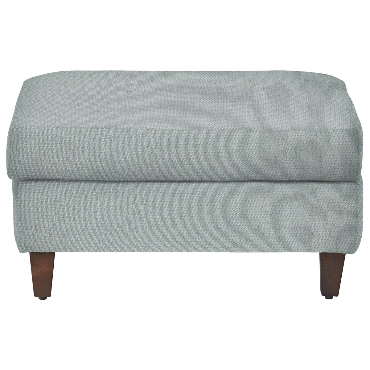 Amazon Brand – Stone & Beam Andover Modern Rectangle Ottoman, 32"W, Light Blue