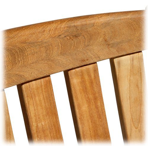 Strathwood Vashon Collection Teak Sleek Line Arm Chair, Set of 2