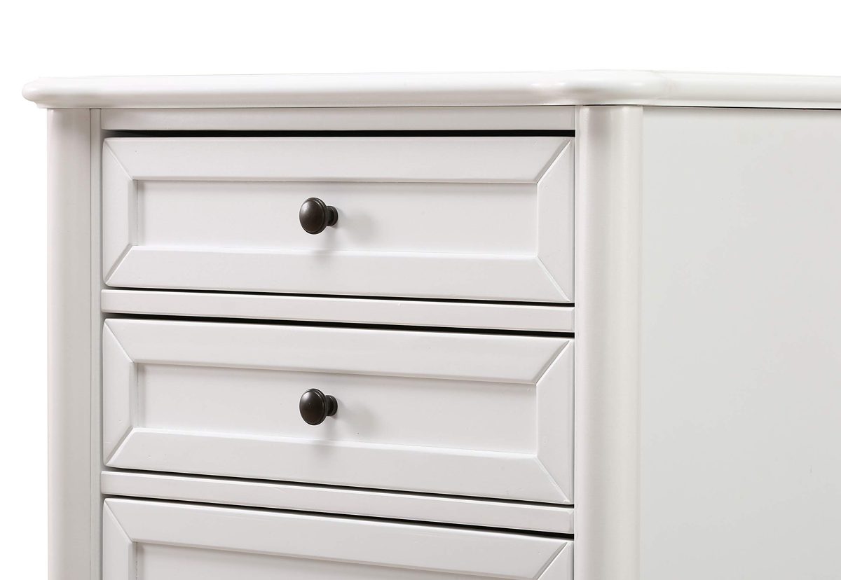 Amazon Brand – Ravenna Home Sullivan Modern Filing Cabinet, 24.75"W, White