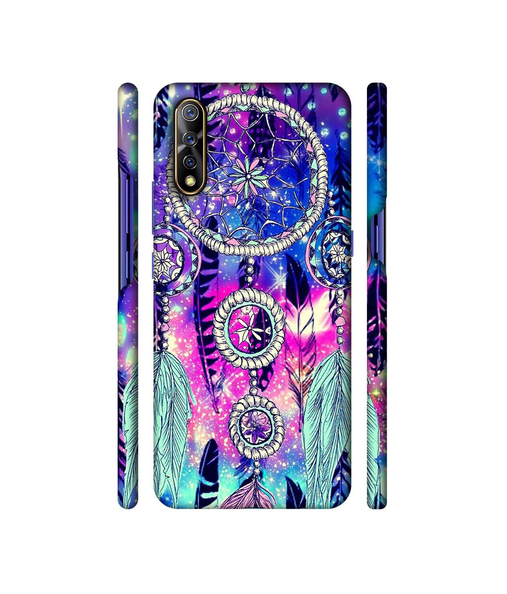 Amazon Brand - Solimo Designer Round Wall Hanging Pattern 3D Printed Hard Back Case Mobile Cover for Vivo S1