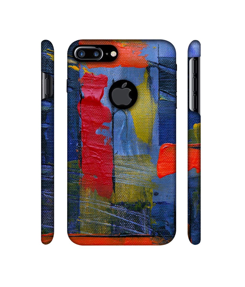 Amazon Brand - Solimo Designer Color Board 3D Printed Hard Back Case Mobile Cover for Apple iPhone 7 Plus (Logo Cut)