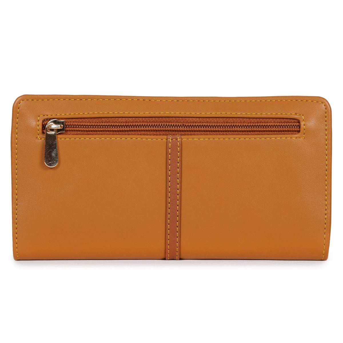 Nia & Nicole Women's Wallet (Mustard, Rust)