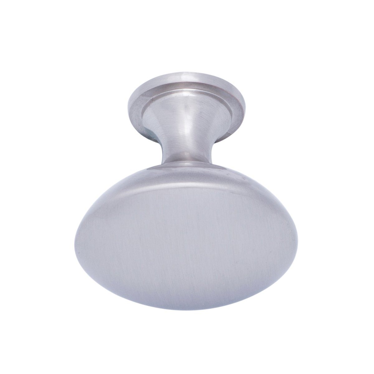 AmazonBasics Round Cabinet Knob, 1.57" Diameter, Satin Nickel, 25-Pack