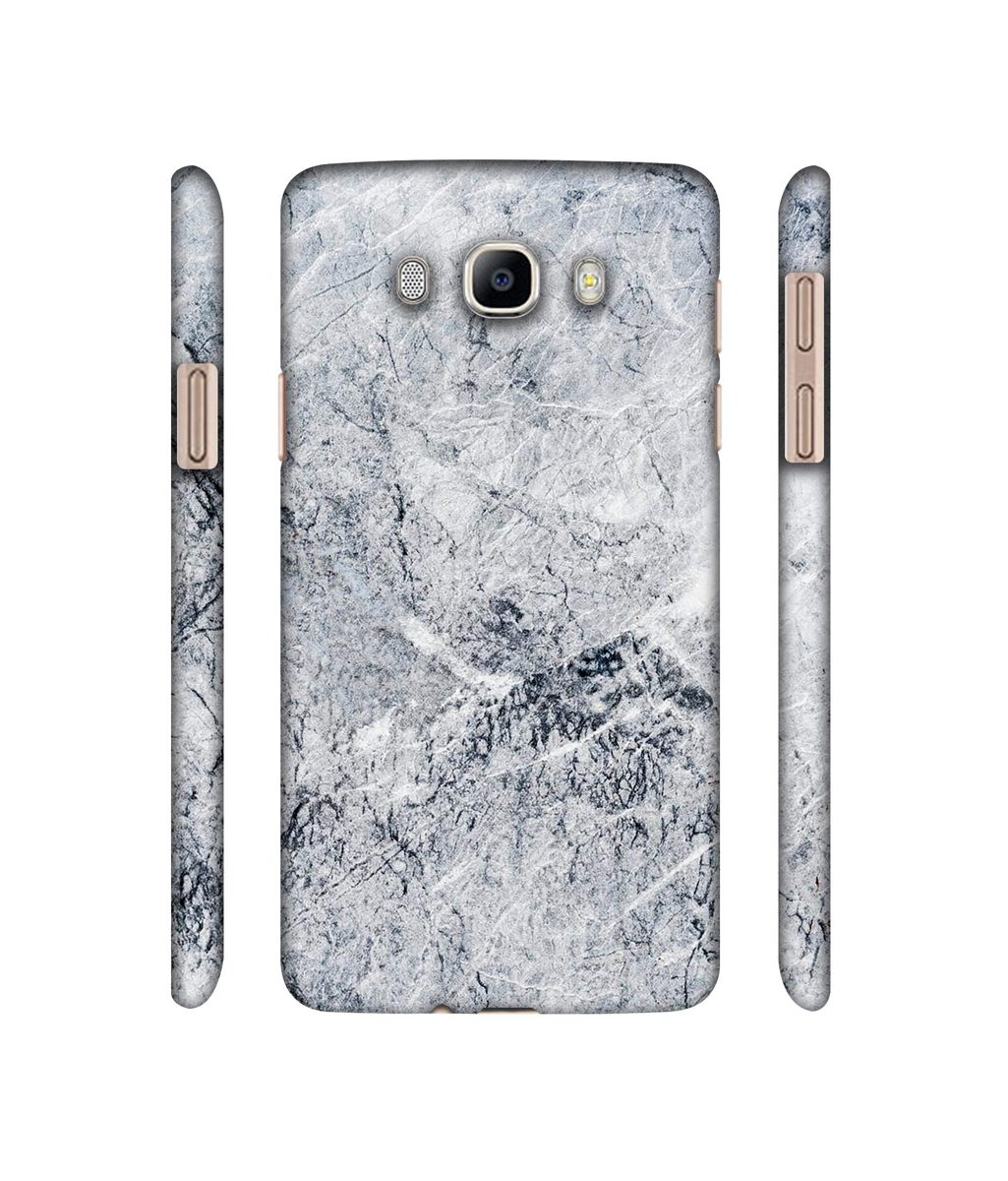 Amazon Brand - Solimo Designer Grayish Marble 3D Printed Hard Back Case Mobile Cover for Samsung Galaxy J7 (2016)