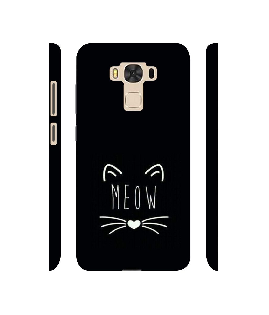 Amazon Brand - Solimo Designer Meow 3D Printed Hard Back Case Mobile Cover for Asus Zenfone 3 Laser ZC551KL