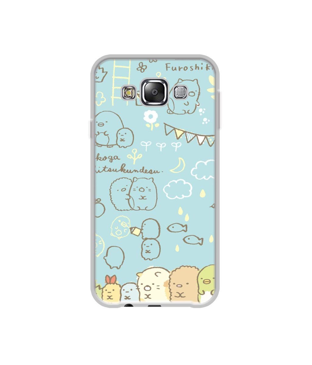 Amazon Brand - Solimo Designer Random UV Printed Soft Back Case Mobile Cover for Samsung Galaxy E5