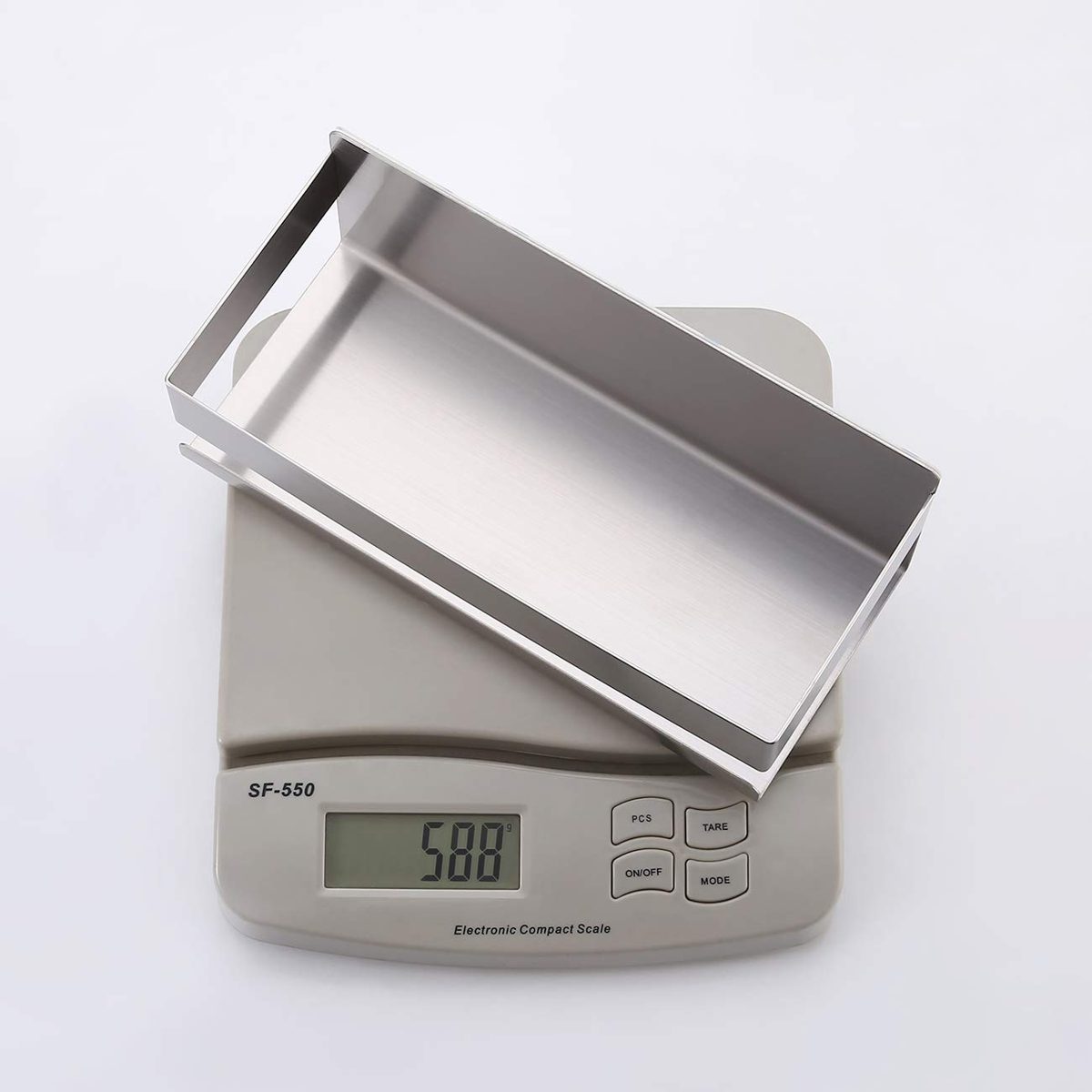 Umi by Amazon Bathroom Shelf Self Adhesive Shower Caddy Shower Shelves NO Drill Storage Organiser Stainless Steel Brushed, BSC205S23B-2