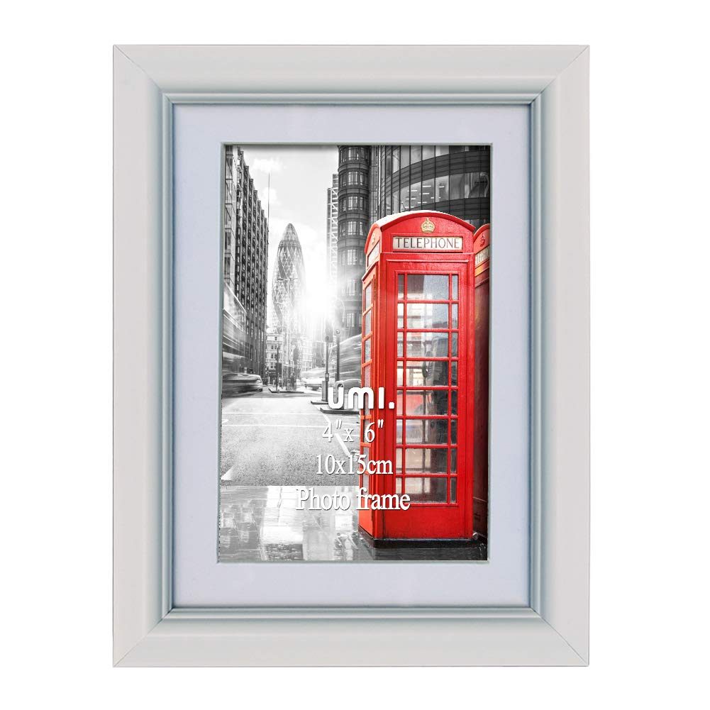 UMI Essentials Photo Frame Set, White, 10 x 15  cm