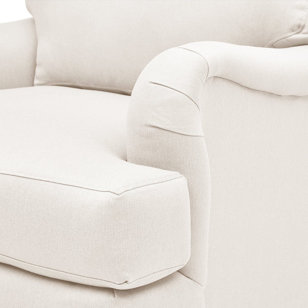 Amazon Brand – Stone & Beam Brandeberry Farmhouse Charles of London Accent Chair, 38"W, Beige