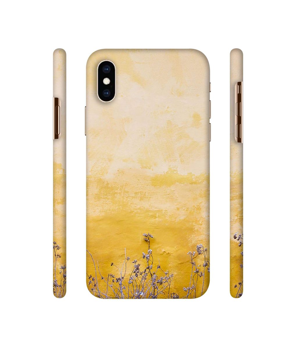 Amazon Brand - Solimo Designer Dry Flower On Wall 3D Printed Hard Back Case Mobile Cover for Apple iPhone Xs Max