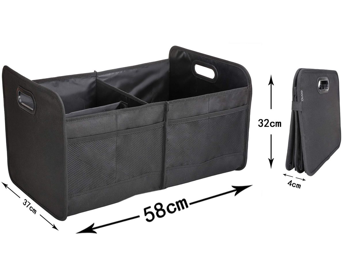 Eono Essentials Multi-Pocket Car Boot Organiser Car Organiser Foldable Car Boot Organizer Car Boot Bags Non-Slip Secure Travel Tote