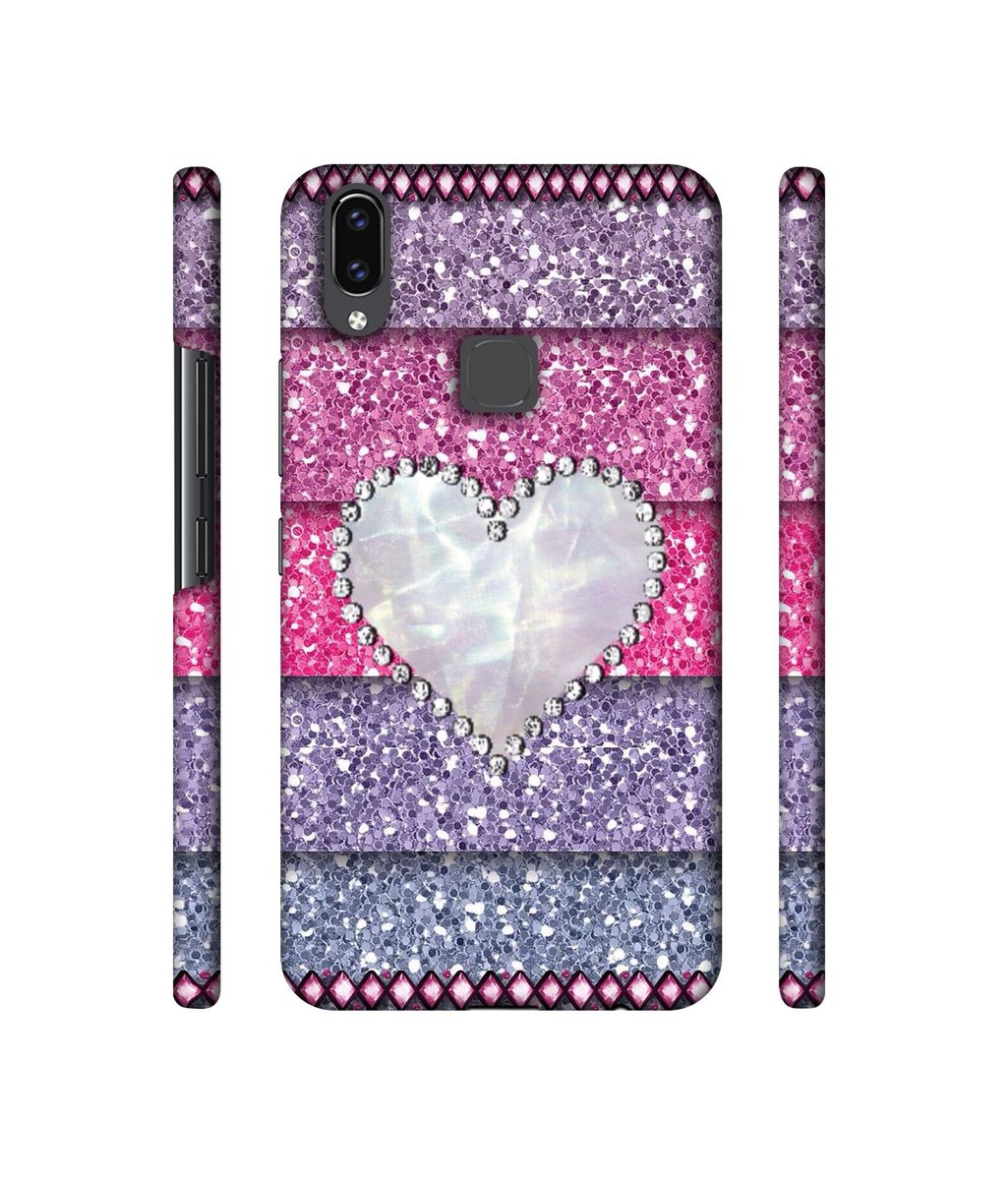 Amazon Brand - Solimo Designer Stone Heart 3D Printed Hard Back Case Mobile Cover for Vivo V9 / V9 Pro