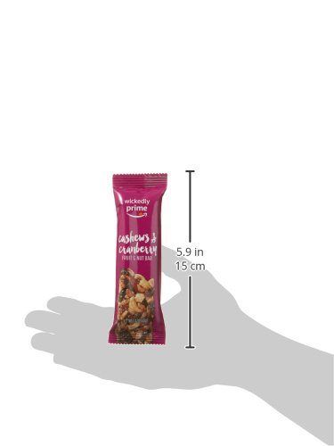Wickedly Prime Nut Bar, Nuts & Sea Salt, Gluten Free, 1.4 Ounce (Pack of 5)