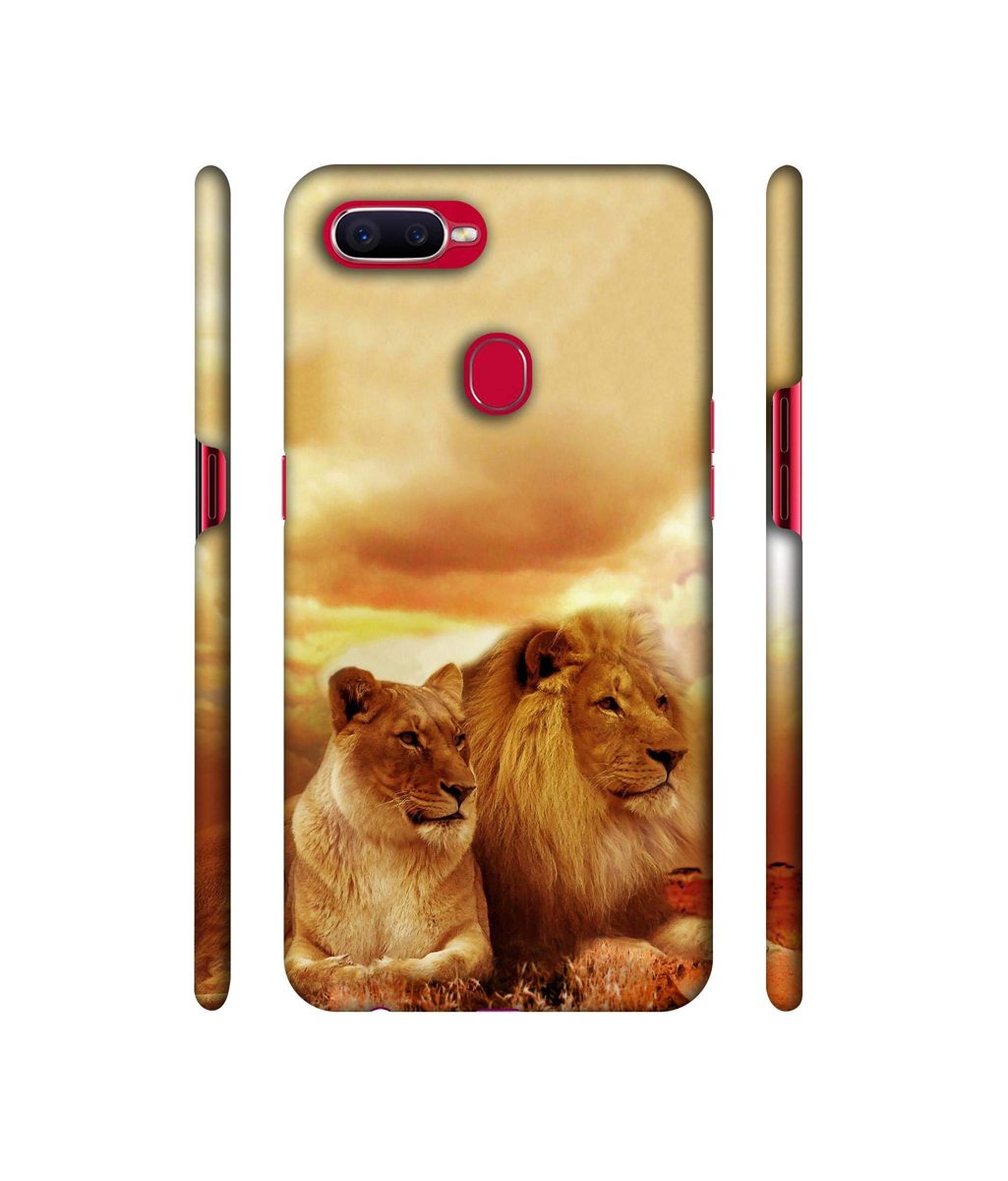 Amazon Brand - Solimo Designer Lion With lioness 3D Printed Hard Back Case Mobile Cover for Realme 2 Pro