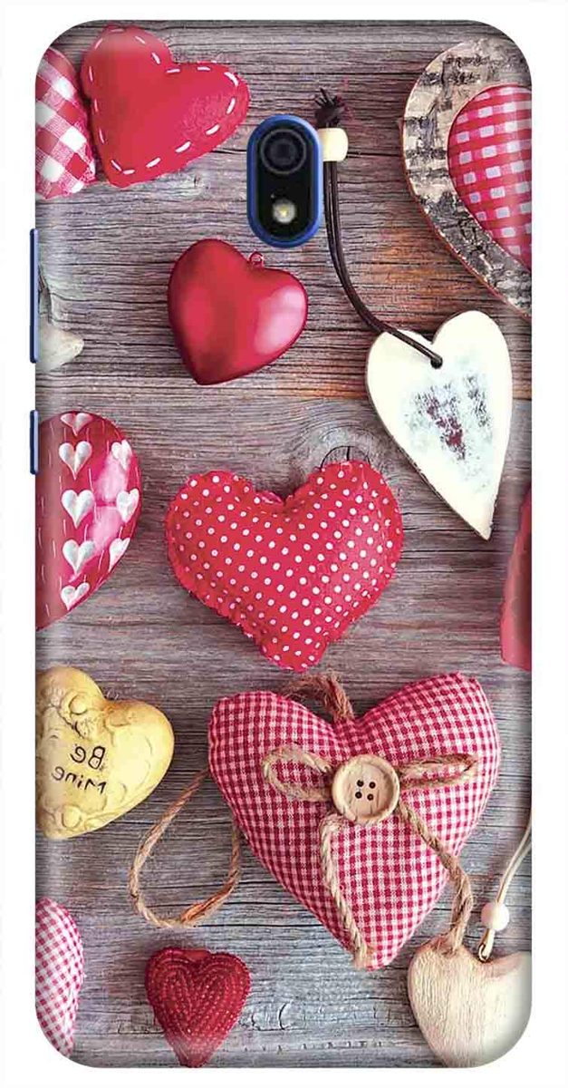 Amazon Brand - Solimo Designer Heart Design 3D Printed Hard Back Case Mobile Cover for Xiaomi Redmi 8A