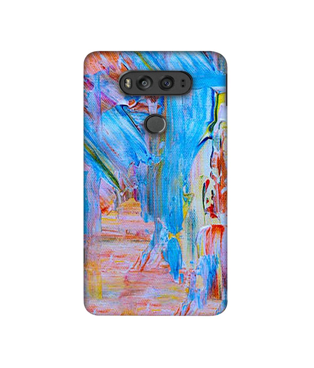 Amazon Brand - Solimo Designer Light Multicolor Canvas 3D Printed Hard Back Case Mobile Cover for LG V20